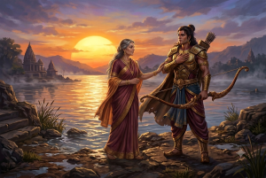 महाभारतt story "karan and kunti"