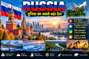 दुनिया के 10 सबसे बड़े देश और उनकी खासियतें 1 Russia