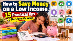 How to Save Money on a Low Income